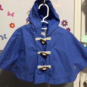 Baby Gap Paddington Bear 6-12 mos blue rain poncho